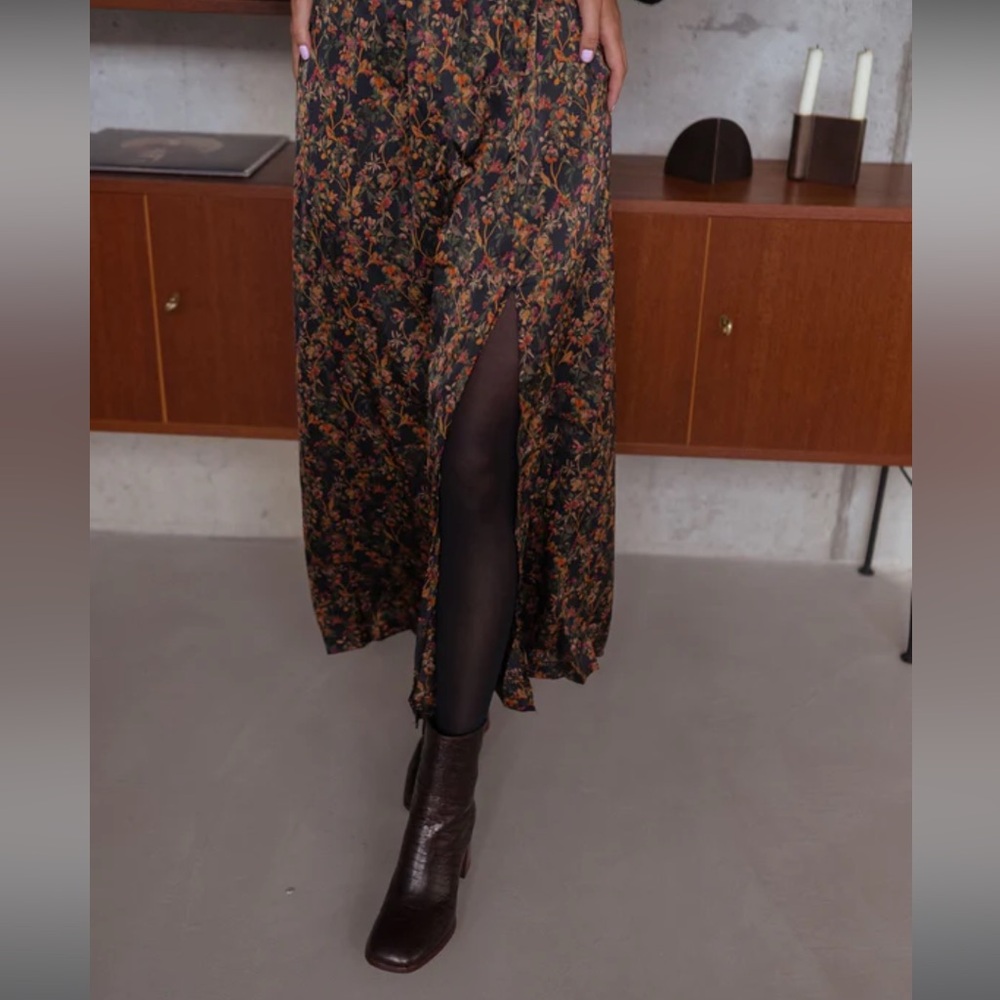 Floral Maxi Skirt Multicolor
